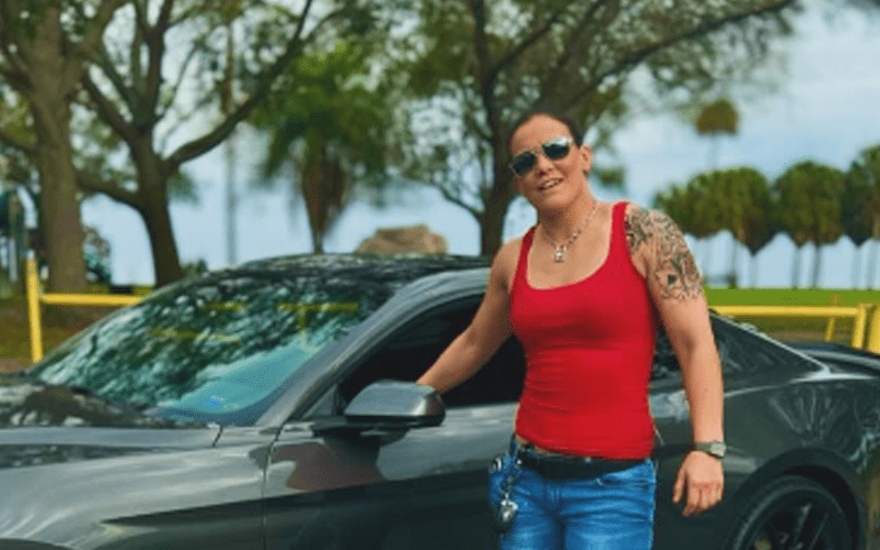 Shayna Baszler Flaunts Her New Ford Mustang Purchase