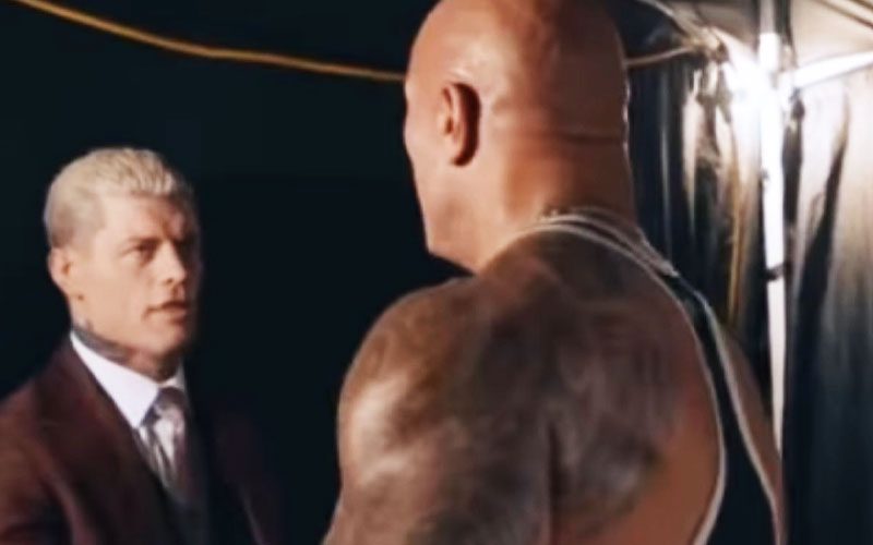 The Rock and Cody Rhodes’ Unexpected Backstage Encounter Sparks Speculation for WrestleMania Clash