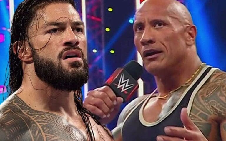 Roman Reigns Reacts to The Rock's Match Tease on 1/1 WWE RAW