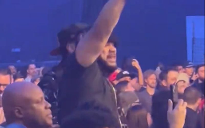 Zilla and Jacob Fatu Spotted Grooving to The Usos’ Jams at 2024 WWE Royal Rumble PLE
