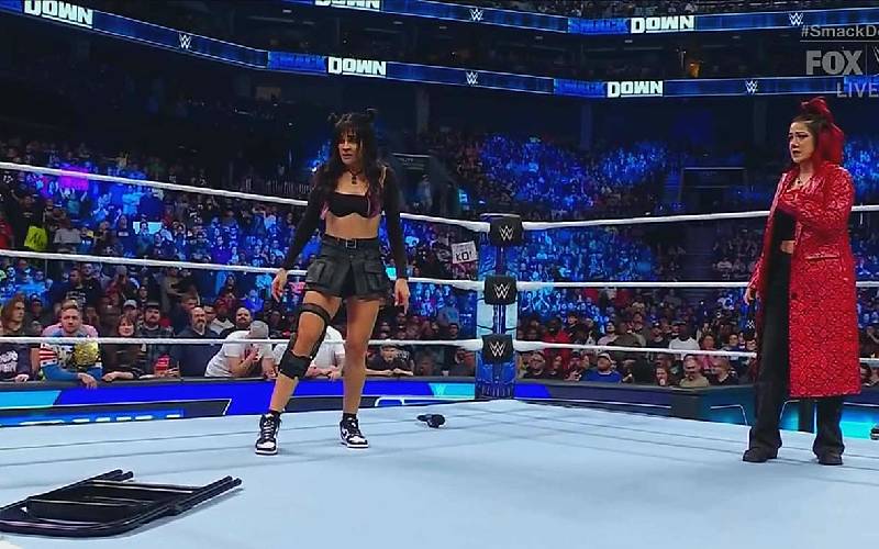Dakota Kai Saves Bayley from Damage CTRL on 2/9 WWE SmackDown