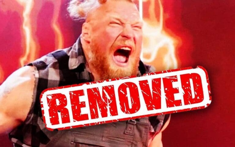 Brock Lesnar Removed From WWE's Opening Video Package