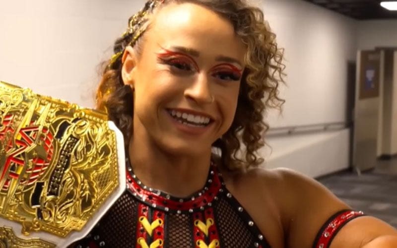 Behind-the-Scenes Look at Jordynne Grace During WWE Royal Rumble