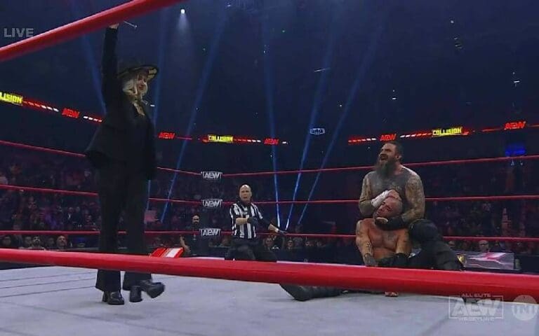 Julia Hart Stabs Mark Briscoe During 2/10 Episode of AEW Collision