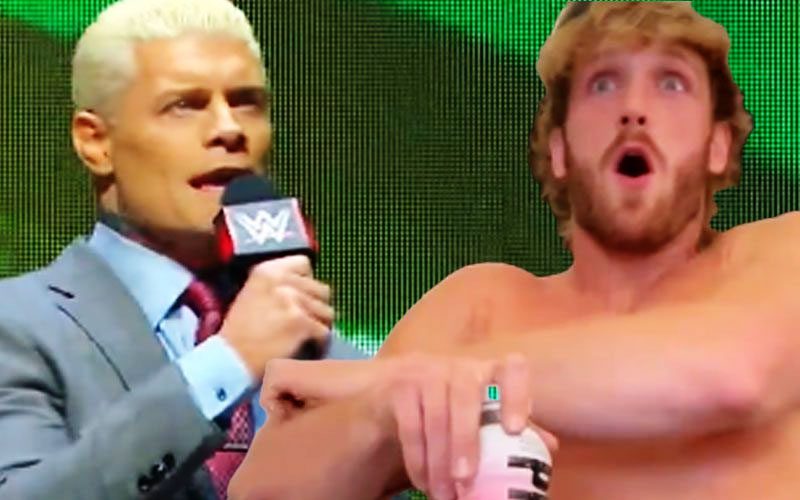 Logan Paul Has Epic Reaction to Cody Rhodes WrestleMania 40 Bout Confirmation
