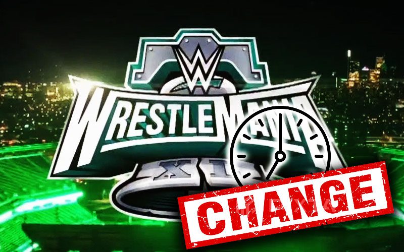WWE Makes Change to WrestleMania 40 Start Time