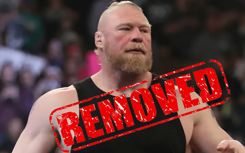 Brock Lesnar Removed From Further WWE Creative Plans