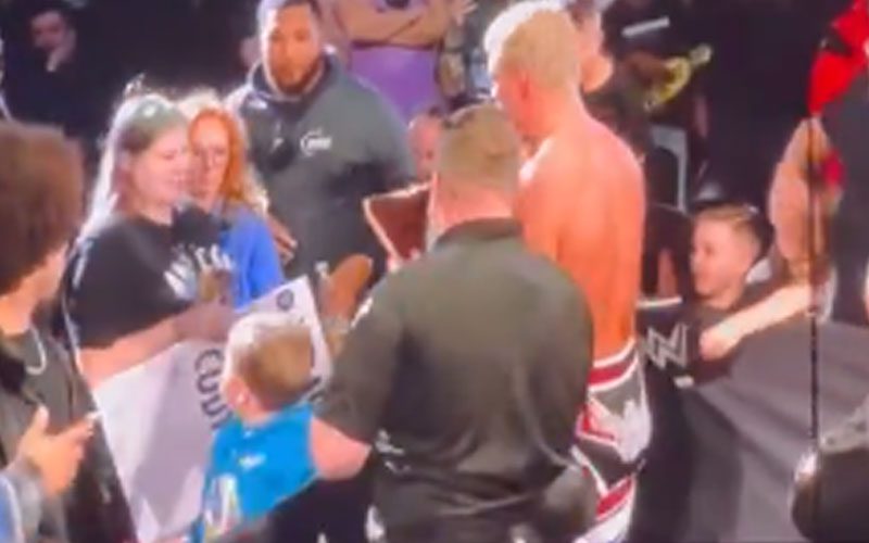 Cody Rhodes Brightens Blind Fan’s Day at WWE Live Event Amidst The Rock Controversy
