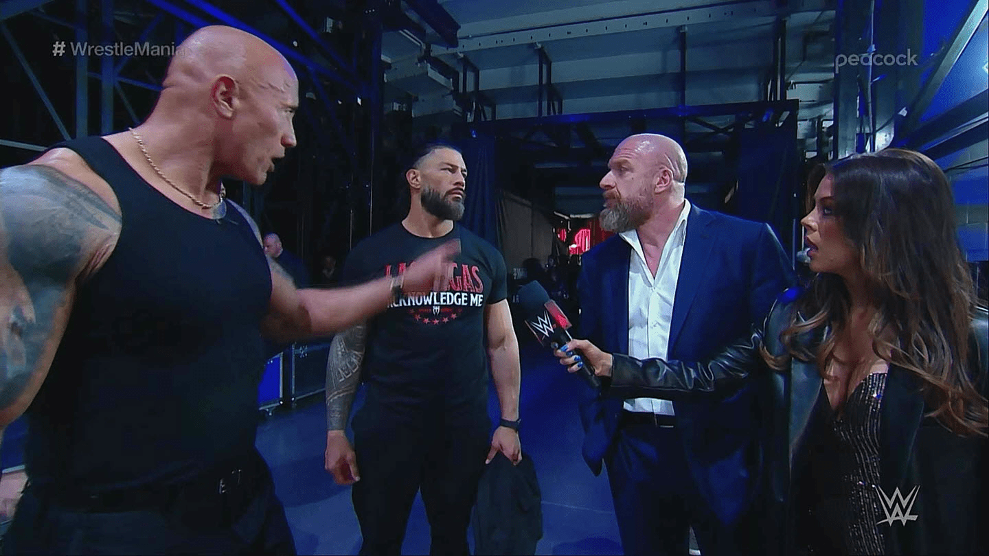 The Rock Warns Triple H To Fix WrestleMania 40 Situation
