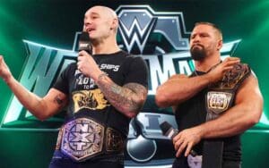 Baron Corbin Inserts His Team's Name Into The Undisputed WWE Tag Team Title Picture At WrestleMania 40