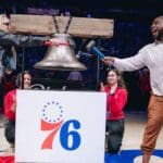 Big E & Liv Morgan Ring The Bell at The Philadelphia 76ers Game