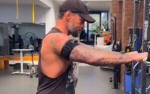 CM Punk Seen Without Cast Six Weeks After Triceps Surgery