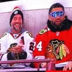 CM Punk Spotted with Jey Uso & Jackie Redmond at NHL Game in Chicago