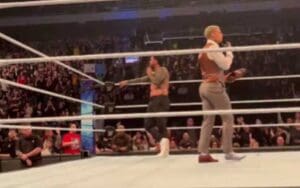 Cody Rhodes Gives Away His Shoes After SmackDown Goes Off The Air