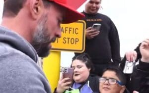 Footage of CM Punk Arriving for 3/25 WWE RAW