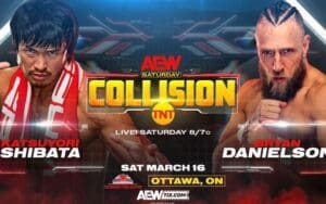 Katsuyori Shibata Making Return to AEW Against Bryan Danielson for 3/16 Collision Episode