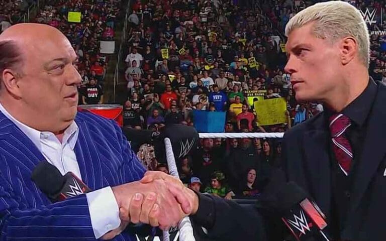 Paul Heyman Delivers Roman Reigns' Message to Cody Rhodes on 3/18 WWE RAW