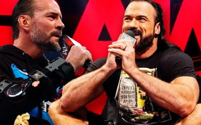 Reaction to CM Punk's Move to Prompt Drew McIntyre with Vince McMahon's Name on WWE RAW