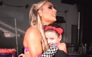 Tiffany Stratton Has Wholesome Moment With Young Fan Who Fought Cancer
