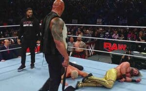 The Rock & Roman Reigns Lay Vicious Beatdown on Cody Rhodes & Seth Rollins on 4/1 WWE RAW