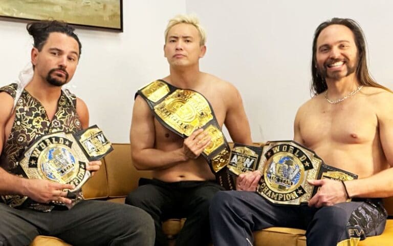 The Young Bucks' First Remarks After AEW Tag Team Title Win at Dynasty