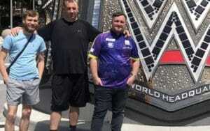 Darts Sensation Luke Littler Makes Surprise Visit to WWE Headquarters