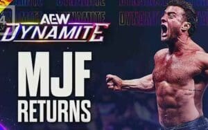 MJF's Return Announced for 6/5 AEW Dynamite