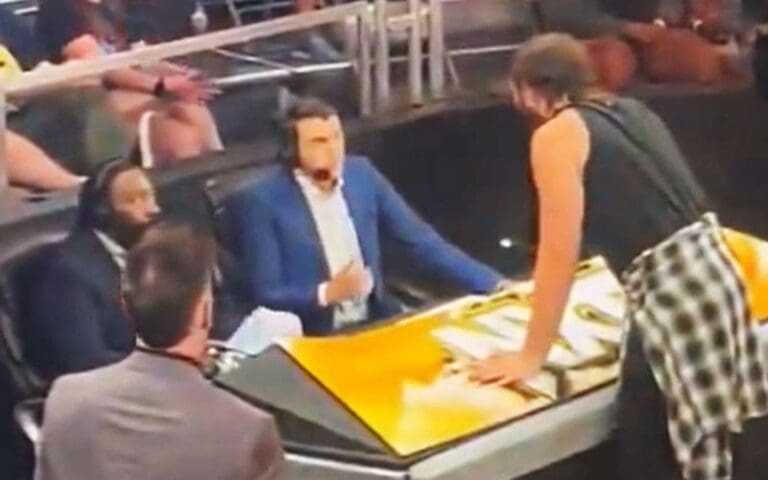 Brooks Jensen's Heated Exchange With Vic Joseph and Booker T Captured During 6/4 NXT Commercial Break