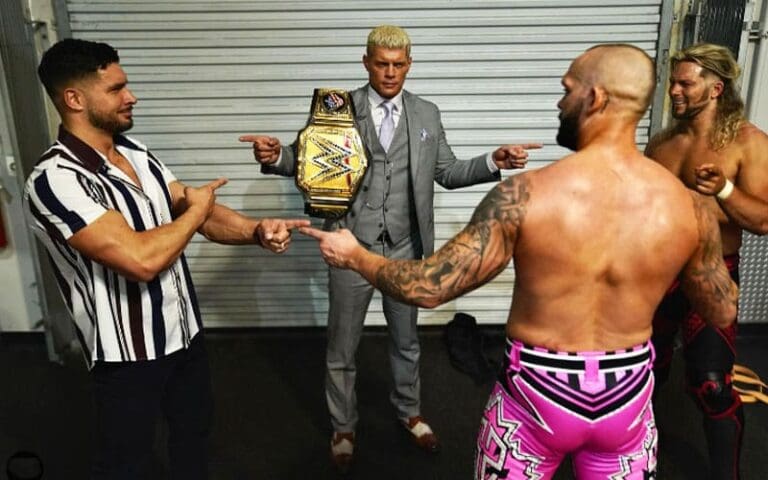 Cody Rhodes Recreates Iconic Spider-Man Meme With Ex-AEW Stars After 6/11 WWE NXT