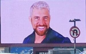 Joe Hendry Featured on Giant Billboard Near WWE Clash at the Castle Venue