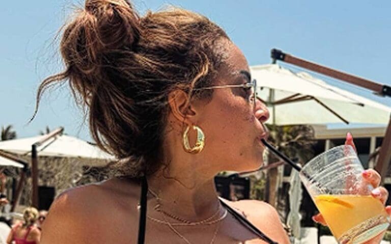 Kayla Braxton Switches Into 'Airplane Mode' for Poolside Photo Drop