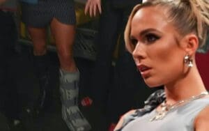 Maxxine Dupri Sporting Walking Boot Ahead of 2024 WWE Clash at the Castle