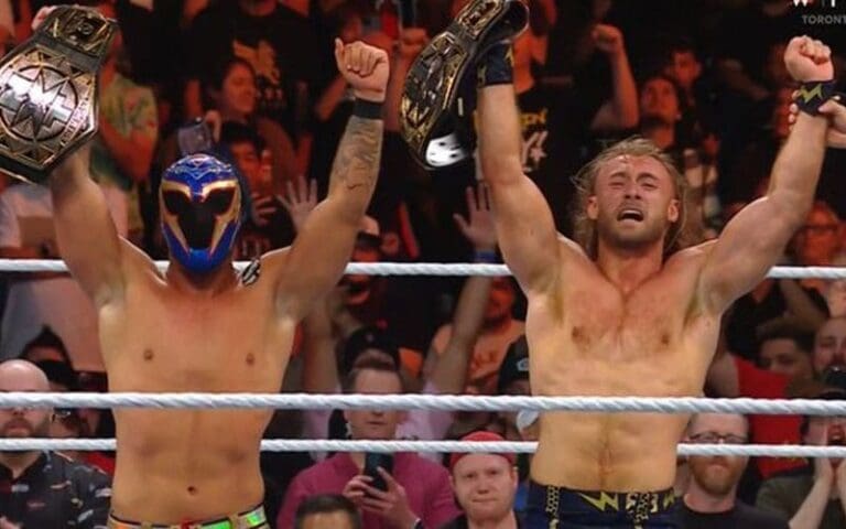 Axiom &amp; Nathan Frazer Overcome Their Differences to Retain Tag Team Titles at NXT Heatwave