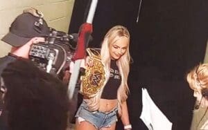 Behind The Scenes Footage of Liv Morgan's Promo on 7/22 WWE RAW Unveiled