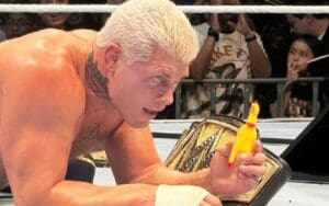 Cody Rhodes Comes Face-to-Face with Rubber Chicken Again During WWE Live Event