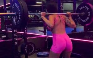 Cora Jade Performs Heavy Barbell Squats Six Months After ACL Surgery