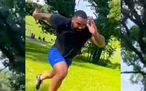 Ex-WWE Star Gable Steveson Displays Explosive Training After Joining Buffalo Bills