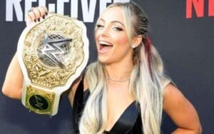Liv Morgan Flaunts WWE Women's World Title At Premiere of Netflix's 'Receiver'