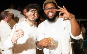 Tony Khan Attends Michael Rubin's Star-Studded White Party