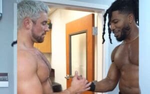 Trick Williams and Joe Hendry Share A Moment Backstage After 7/9 WWE NXT