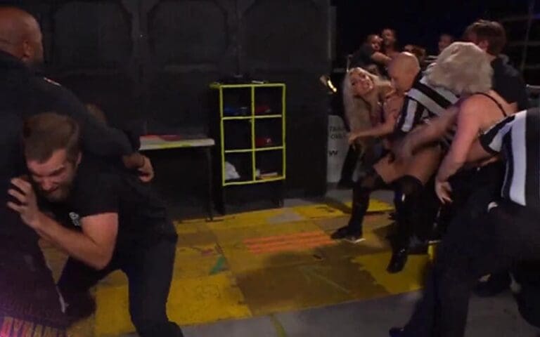 Chaos Erupts as Multiple Stars Engage in Backstage Brawl After 8/7 AEW Dynamite