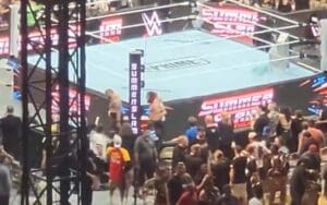 Jacob Fatu Helped to the Back Following Injury Spot at WWE SummerSlam 2024 Jacob Fatu Helped to the Back Following Injury Spot at WWE SummerSlam 2024