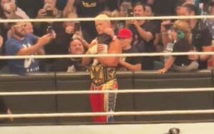 Cody Rhodes Holds Fan's Baby After 9/27 WWE SmackDown