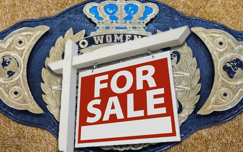 Historic TNA Women’s Championship Belt Hits the Market for Huge Money