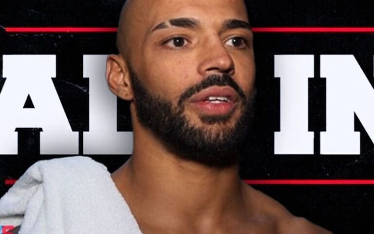 Ricochet Recalls Being "Snuck Into" Wembley Stadium for AEW Debut – "It Was Weird'