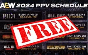 100 Lucky Fans to Win Free AEW Pay-Per-Views for the Rest of 2024