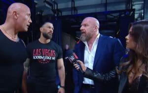 Jackie Redmond Was in The Dark About The Rock Invading Her Interview with Triple H During WrestleMania Kickoff