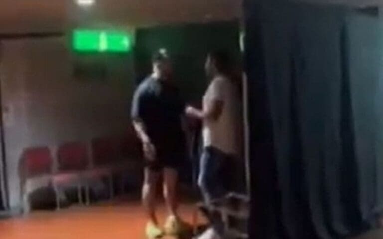 Kenny Omega and Gabe Kidd Fight Backstage at NJPW Power Struggle After Heated Exchange