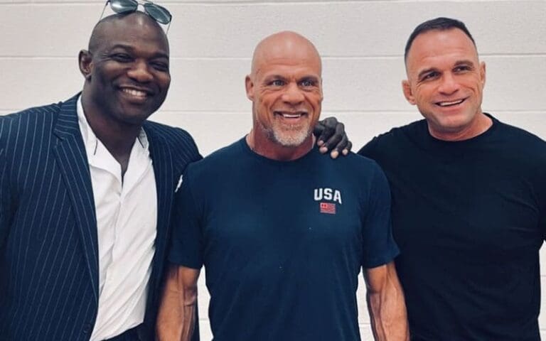 Kurt Angle, Shelton Benjamin, and Charlie Haas Reunite as Team Angle at The Big Event
