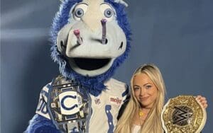 Liv Morgan Links Up With Indianapolis Colts Mascot